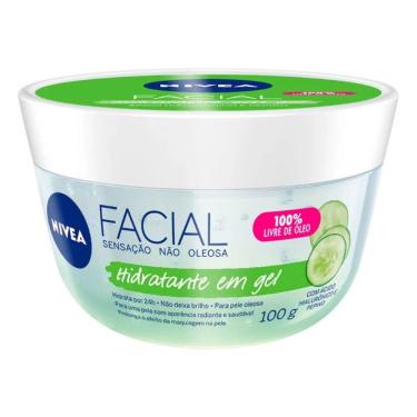 Imagem de Hidratante Gel Fresh Pepino Nivea Facial - 100g - oil free, com Ácido Hialurônico Hidratação intensa