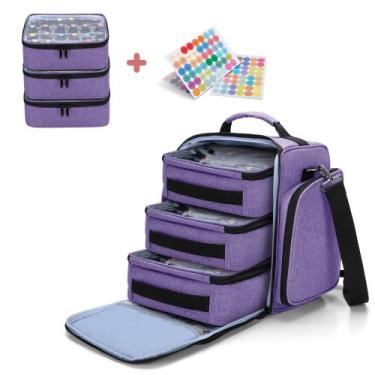 Imagem de Estojo de armazenamento de óleo essencial BAFASO contém 72 frascos (15