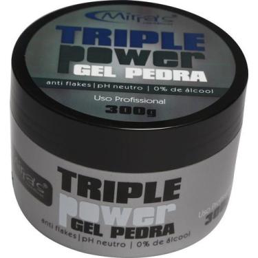Imagem de Triple Power Gel Pedra 0% De Álcool 300gr - Mirras - MIRRAS