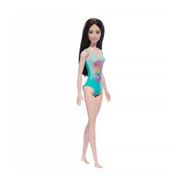 Imagem de Boneca barbie praia oriental com maio verde água - mattel hxx51/dwj99