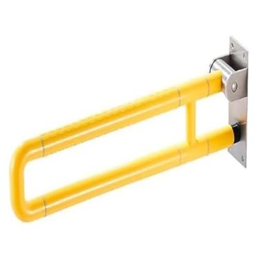 Imagem de Barras de apoio para banheiras e chuveiros, trilhos dobráveis de aço inoxidável, corrimãos de vaso sanitário, suporte de parede para idosos