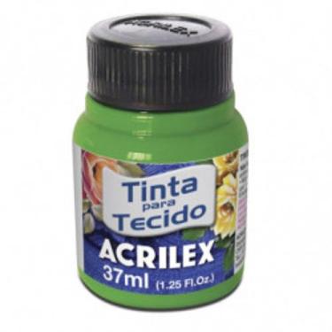 Imagem de Tinta verde musgo para tecido - Acrilex 