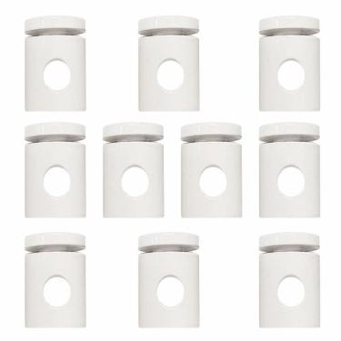 Imagem de Kit-10 Desviador de Cabo Para Lustres e Pendentes e Luminária MD-6005/10 Branco