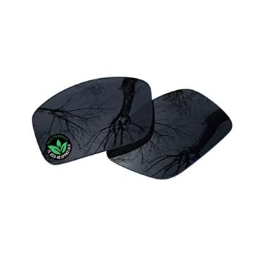 Imagem de Raydi Lentes de reposição de policarbonato para óculos de sol Costa Del Mar Rinconcito 06S9016, Preto sólido - polarizado, One Size