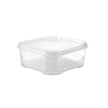 Imagem de Organizador transparente multifuncional de 350 ml para geladeira