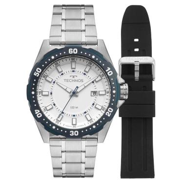 Imagem de Relógio Technos Masculino Racer Premium Bicolor - 2315lbd/t1b