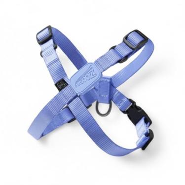 Imagem de Peitoral Ajustável em X e Guia para Cães Violeta - P