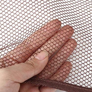 Imagem de Acouto Rede de Varanda Marrom de 3 Metros para Crianças e Animais de Estimação - Malha de Guarda de Grade para Prevenção de Acidentes Em Casa (#1)