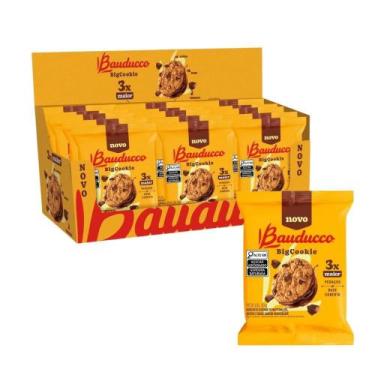 Imagem de Biscoito Big Cookie Bauducco Gotas de Chocolate Display 15un - 11542, 
