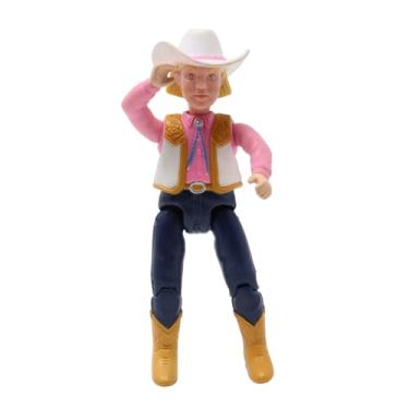 Imagem de Fisher-Price Peça de reposição Loving Family Farm and Dollhouse Lily Gray Horse Playset K6781 - Substituição Loira Menina Cavalo Ocidental Cowgirl Rider Madison - articulável