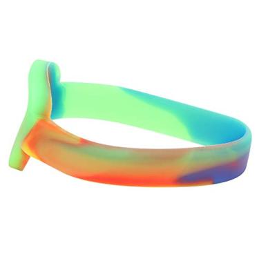 Imagem de SPYMINNPOO Palhetas de Guitarra Portátil, Suporte de Pulseira para Palhetas Multicoloridas, Anel de Pulseira para Guitarra, Baixo, Ukulele e Bandolim (Multicolorido)