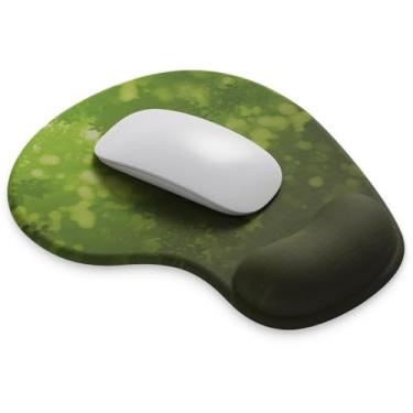 Imagem de Mouse pad de escritório com suporte de pulso em gel - mouse pad ergonômico para mesa para jogos - Design gamepad base de borracha para laptop - superfície texturizada especial antiderrapante de