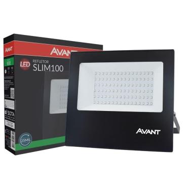 Imagem de Refletor LED Avant Slim Verde 7500 Lúmens - 100W, Bivolt, Preto