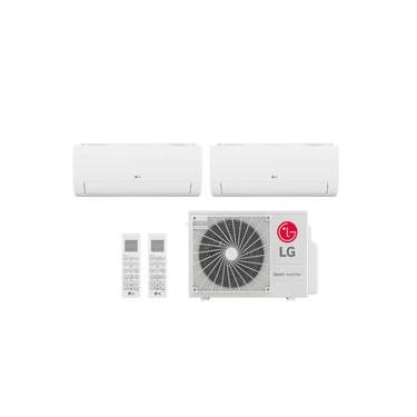 Imagem de Ar condicionado Multi Split Inverter 2 ambientes (Hiwall 2X 12.000BTUS) Quente/Frio WiFi integrado