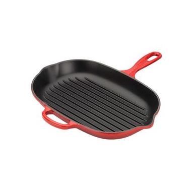 Imagem de Grelha Oval Signature 32 cm Vermelho Le Creuset