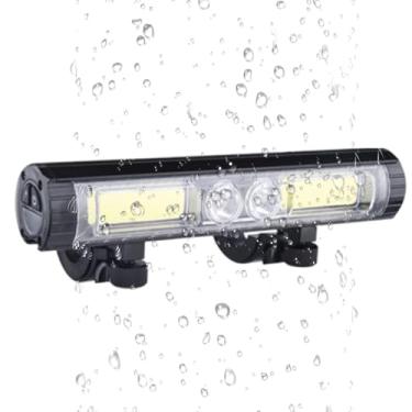 Imagem de Farol Dianteiro Para Ciclismo - Iluminação Impermeável Com Recarga USB | Farol Dianteiro Para Ciclismo - Adultos Homens Mulheres Ciclistas Amadores Entusiastas E Jovens