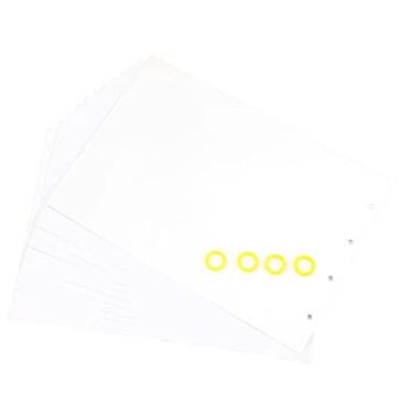 Imagem de Fiocias Cartolina, Papéis Criativos, Presentes, Convites para Festas, Papel para Desenho, Cartolina Branca em Branco, Branco com 4 Anéis