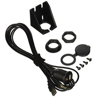 Imagem de Xtenzi Cabo de 2 metros de extensão AUX USB e AUX de 3,5 mm, 1/8 AUX para carro, bicicleta, barco, motocicleta, chumbo
