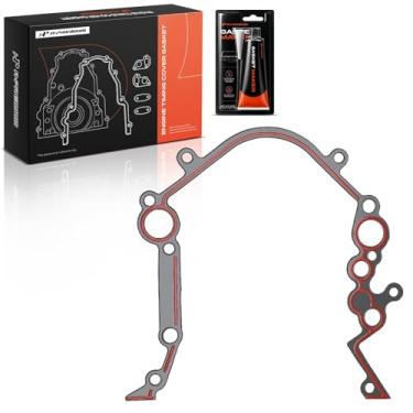 Imagem de A-Premium Junta da tampa de sincronização do motor para Ford F-150 1997-2008 Mustang 1994-2004 Lincoln Mercury, 4.2L V6 Gas OHV naturalmente aspirado