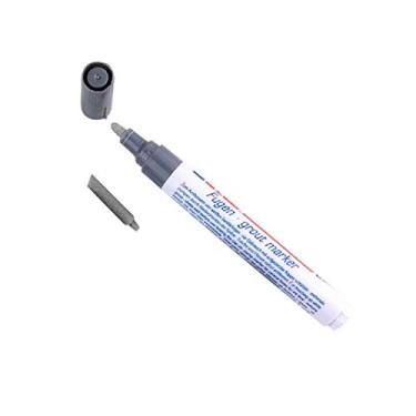 Imagem de Marcador de Reparo Reboco Caneta Telha Restauradora Renovação com Ponta Revezamento para Linhas Parede Piso Banheiros Co