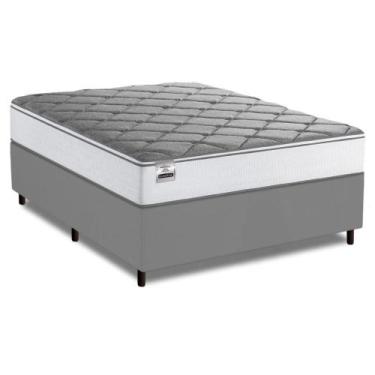 Imagem de Cama Box Queen Real Max Force Softgel 158x198x65cm - Suporta Até 200 K