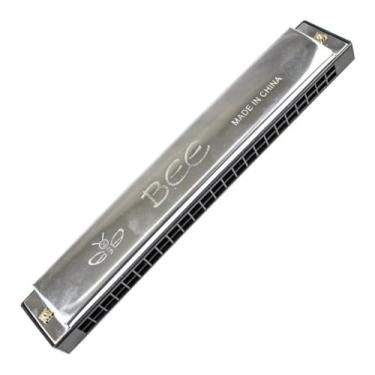 Imagem de Gaita Diatônica Bee, 24 Furos, Tom C (Dó), Harmônica Profissional