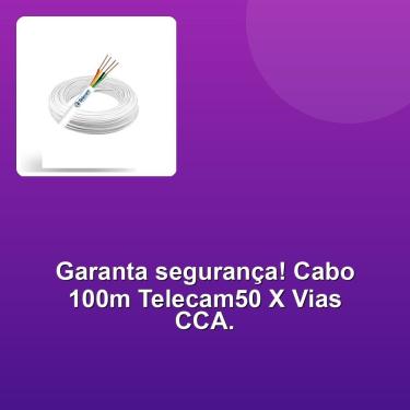 Imagem de Cabo Alarme Telecam50 X06 Vias Cobre 100m