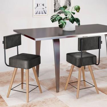 Imagem de Kit 02 Cadeiras Barcelona - Ssx Multicoisas Preto