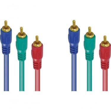 Imagem de Cabo De Vídeo Componente Rgb Ypbpr 2m