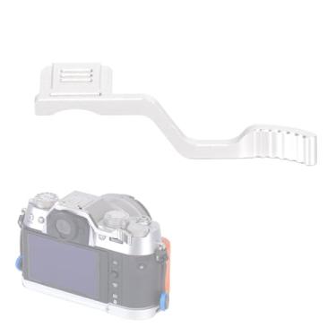 Imagem de SZZCNOX X-T50 Pega de polegar para câmera mirrorless Fujifilm Fuji X-T50 XT50, liga de alumínio, suporte de descanso de polegar com protetor de capa de sapata, não afeta o uso de botões da câmera