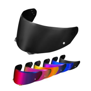 Imagem de PSLER i90 Visor - i90 Helmet Tinted Visor HJ-33 Face Shield Motorcycle Helmet Visor for i90 HJ-33,Dark Black