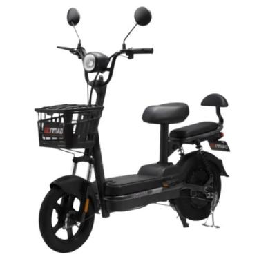 Imagem de Bicicleta Elétrica Aço Joy City 350W Aro14 Compacta Urbana Dropp, Pret