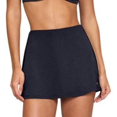 Imagem de Shorts Saia Feminino Alto Giro Eterna Sobreposta Preta - 101-Feminino