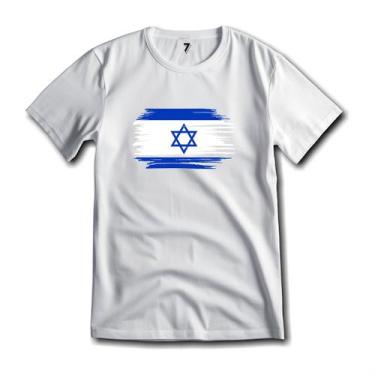 Imagem de Camiseta Israel Evangélica Cristã Algodão Premium - Sete Sete Esportes