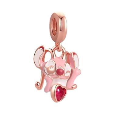Imagem de Pulseira De Charms Disney Lilo Stitch Em Prata 925 Para Mulheres, Comp