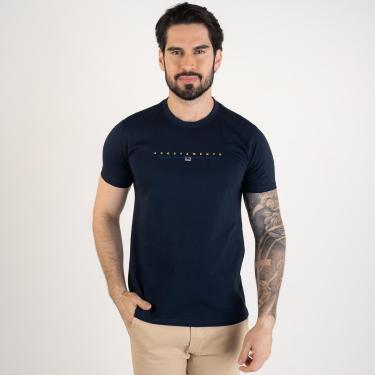 Imagem de Camiseta Acostamento Signature Premium Azul Marinho-Masculino