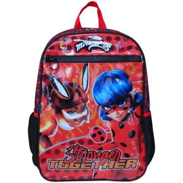 Imagem de Mochila Infantil Miraculous EASY G Vermelha