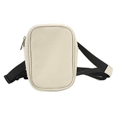 Imagem de SPYMINNPOO Bolsa para Pernas Com Arnês para Coxa, Pochete Durável Em Couro PU para Mulheres, Parque Temático, Corrida Diária (Bege)