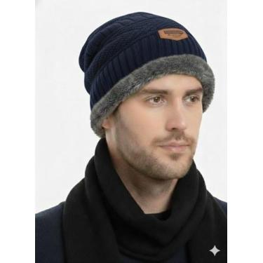 Imagem de Somente Touca Boina Gorro Beanie Forrada Inverno Unissex - Modas Fagun