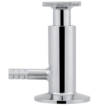 Imagem de Estink Válvula de Amostragem Em Aço Inoxidável, Válvula Sanitária SUS304 Com Conexão Rápida por Grampo para Indústria de Laticínios, Alimentícia, Cervejeira, Farmacêutica e Química