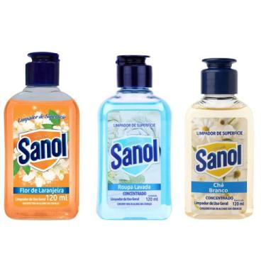 Imagem de Kit 3 Essencia Limpador Perfumado Concentrado 120ml Ideal para Ambient