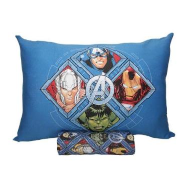 Imagem de Jogo Cama Menino Vingadores 2 Peças C/ Elástico Avengers Joy - Portall