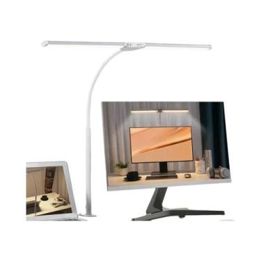 Imagem de Luminária De Mesa LED Dupla Dimmable Com USB Para Monitor De PC, 3 Mod