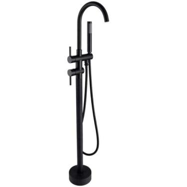 Imagem de Torneira Banheira Preto Fosco Elegante Imersão Monocomando - AQUATAP