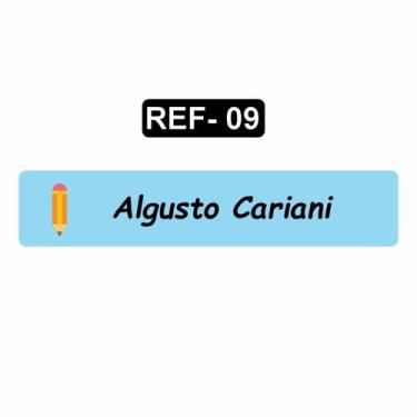 Imagem de Kit 50 Etiquetas Termocolantes Em DTF Para Uniforme Escolar Roupa Infa