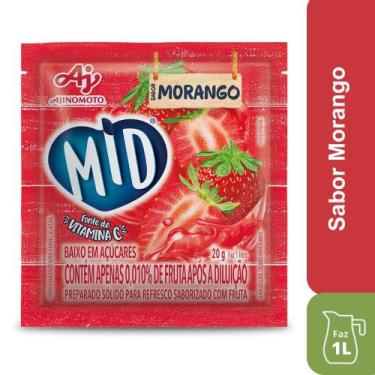 Imagem de Refresco Em Pó Mid Sabor Morango 20G - AJINOMOTO