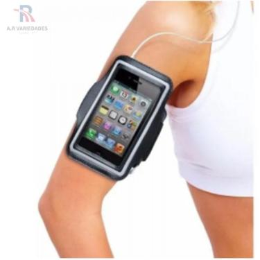 Imagem de Suporte Braçadeira Celular Corrida Academia Esportiva