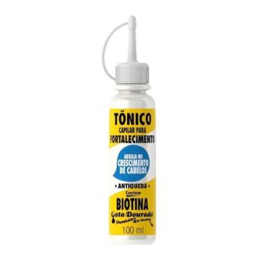 Imagem de Tonico capilar gota dourada fortalecimento com biotina 100ml