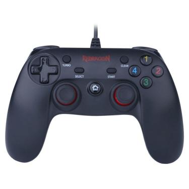 Imagem de Controle Gamepad Redragon Saturn G807 para PC e PS3 - com Vibração e Modo Turbo-Unissex