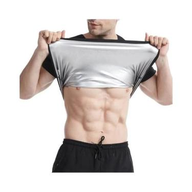 Imagem de Colete Sauna Masculino Térmico Modelador Corporal Redutor De Medidas C